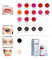 19 Renk Mikro Pigment Mürekkep Sıvı Dudaklar / Kaş / Eyeliner / Dövme İçin